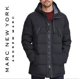 Men’s Marc New York Black Holden Parka Jacket